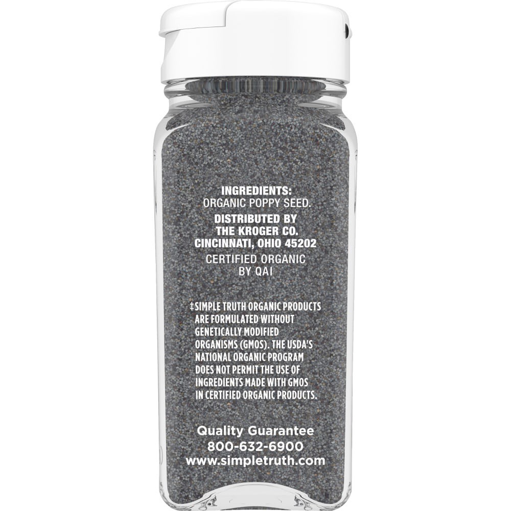 slide 2 of 3, Simple Truth Organic Poppy Seed, 2.12 oz