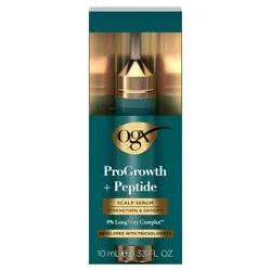 OGX ProGrowth + Peptide Hair Strengthening Scalp Serum, 0.33 fl. oz