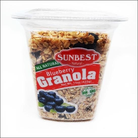slide 1 of 1, Sunbest Natural Blueberry Granola, 15 oz