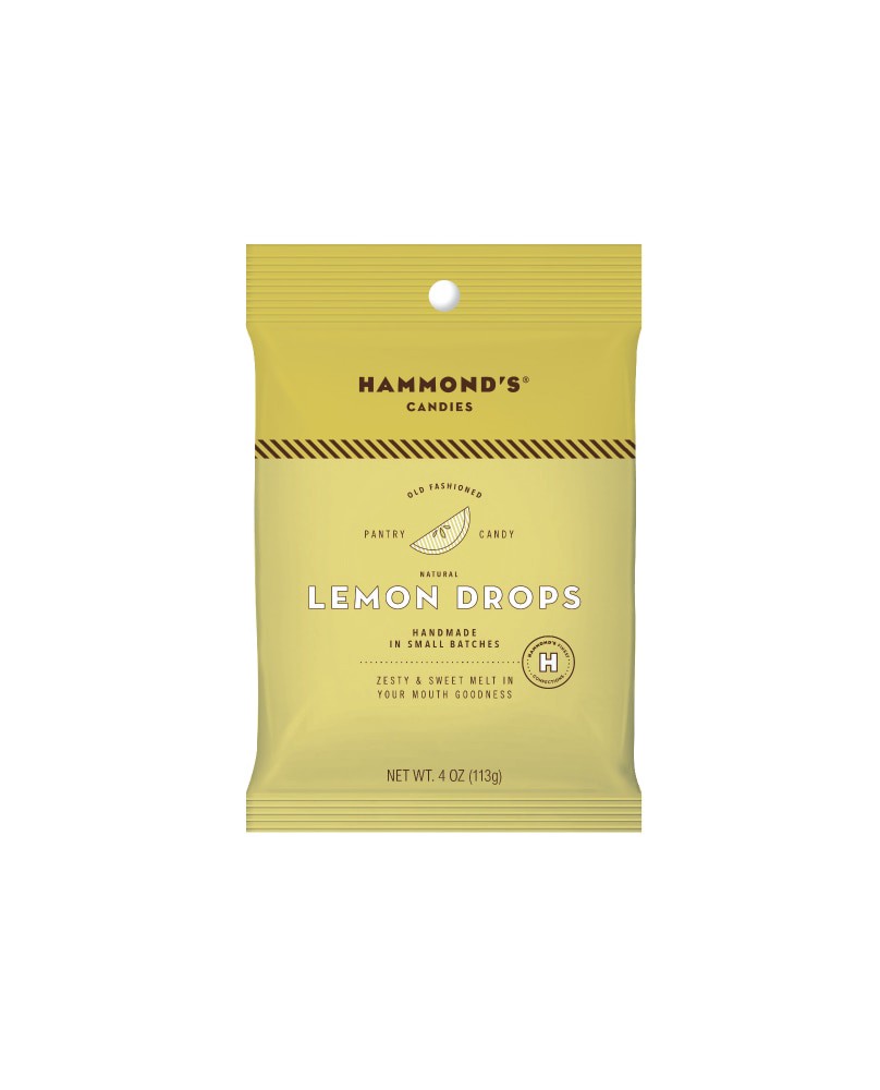 slide 1 of 1, Hammond's Natural Lemon Drops, 4 oz
