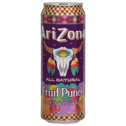AriZona All Natural Fruit Punch Fruit Juice Cocktail 22 fl oz