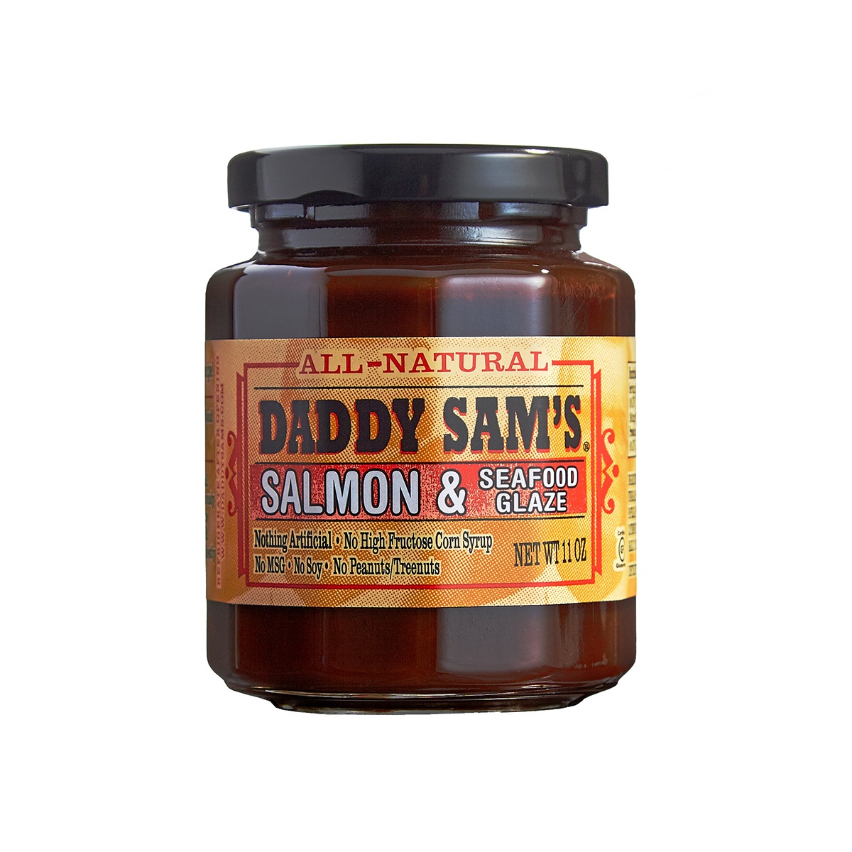 slide 1 of 1, Daddy Sam's Salmon & Seafood Glaze, 11 oz