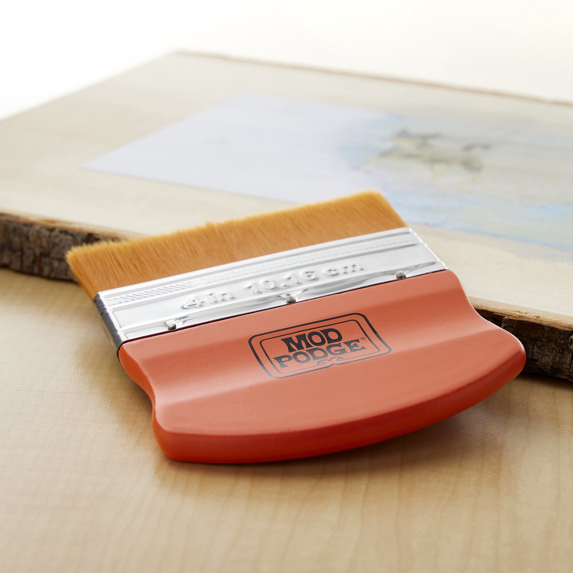 slide 2 of 4, Mod Podge Brush Applicator, 4", 4 in