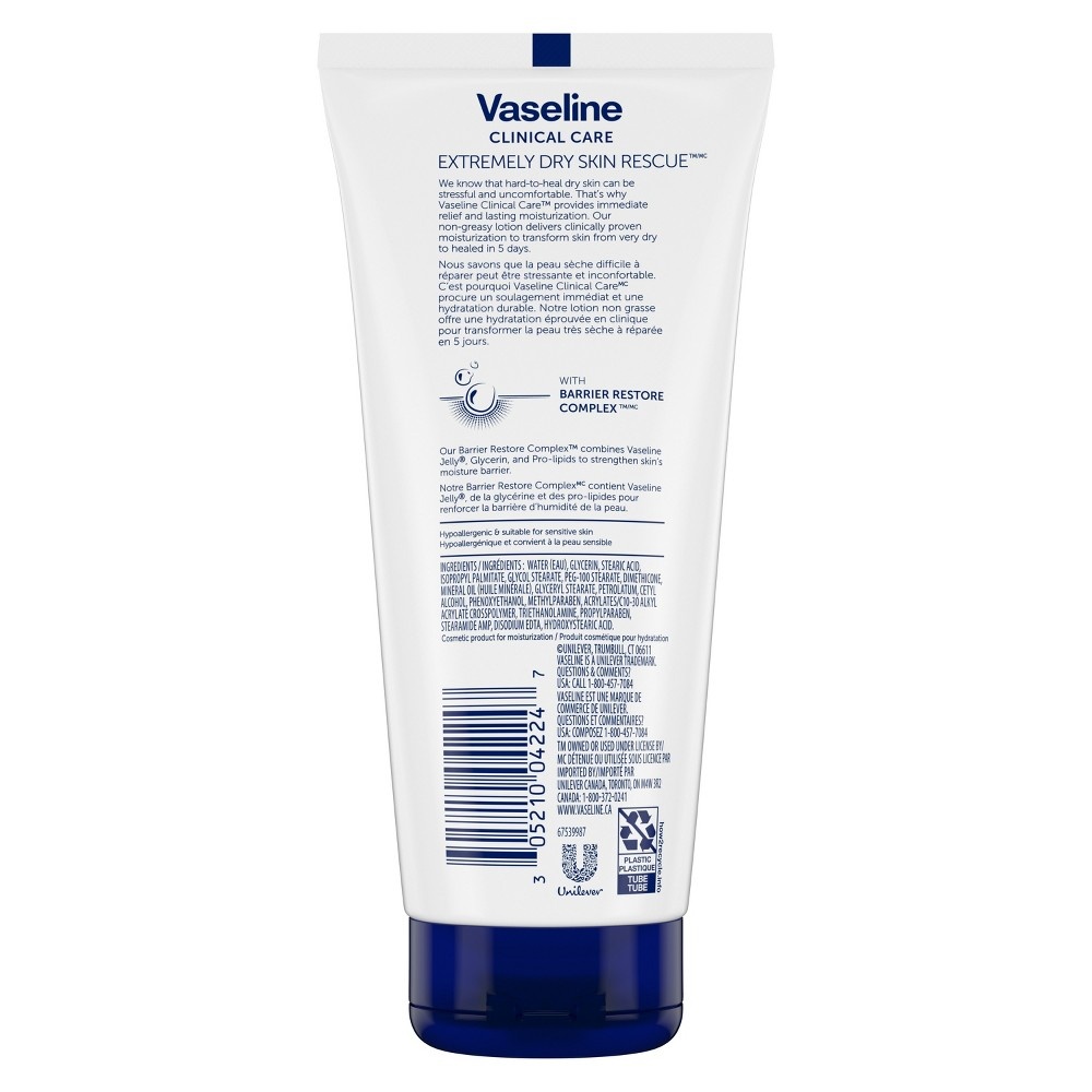 slide 2 of 4, Vaseline Clinical Care Extremely Dry Skin Rescue, 6.8 fl oz