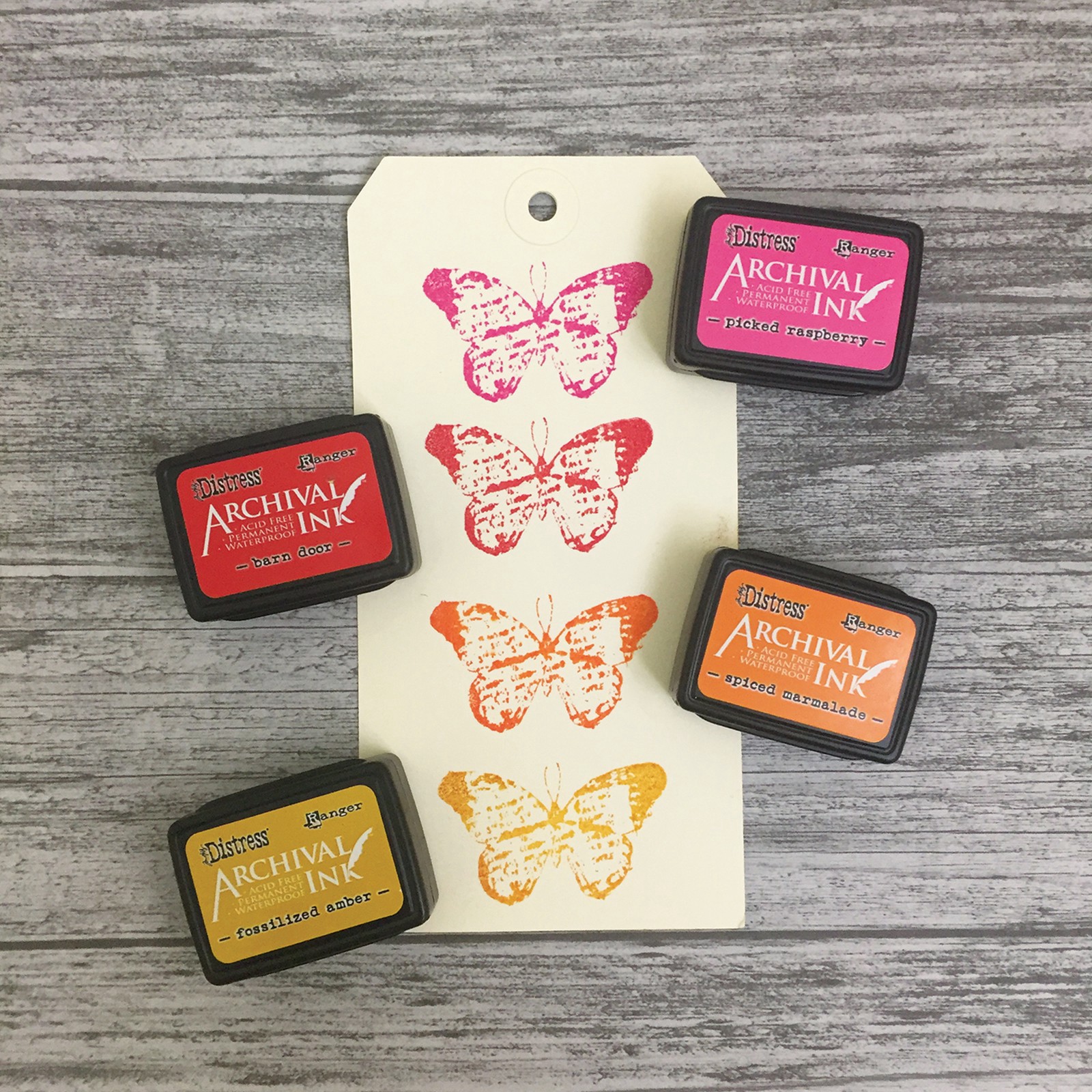 slide 5 of 5, Tim Holtz Distress Mini Archival Ink Pad, Kit 1, 1.25 in x 1.75 in