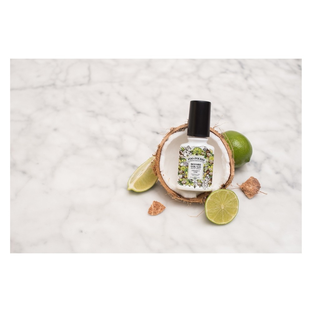 slide 4 of 4, Poo-Pourri Target Exclusive Toilet Spray Coconut Lime, 2 oz