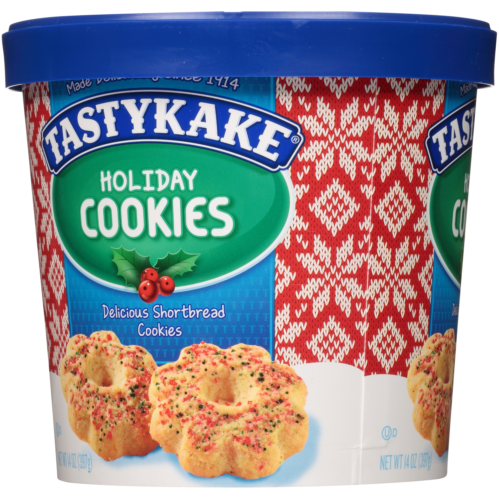 slide 2 of 6, Tastykake Delicious Shortbread Holiday Cookies, 14 oz