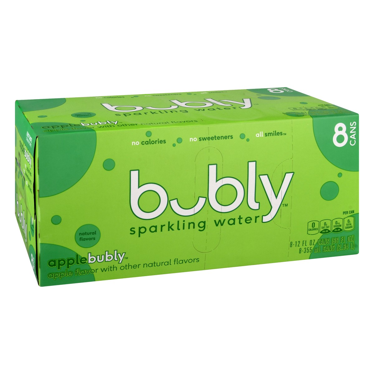 slide 13 of 13, bubly Apple Sparkling Water 8 ea, 8 ct