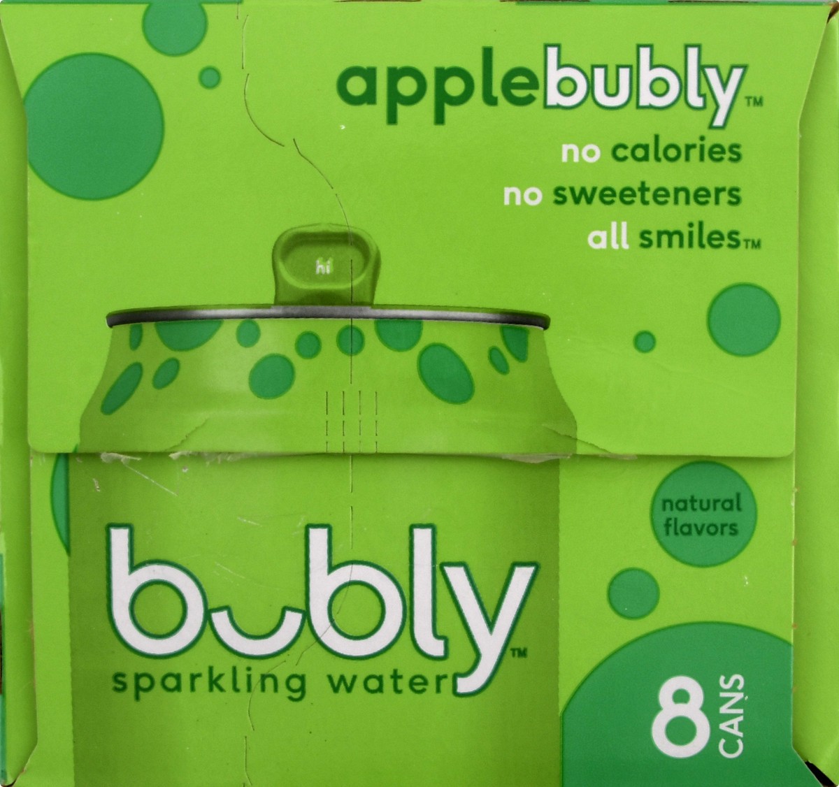 slide 5 of 13, bubly Apple Sparkling Water 8 ea, 8 ct