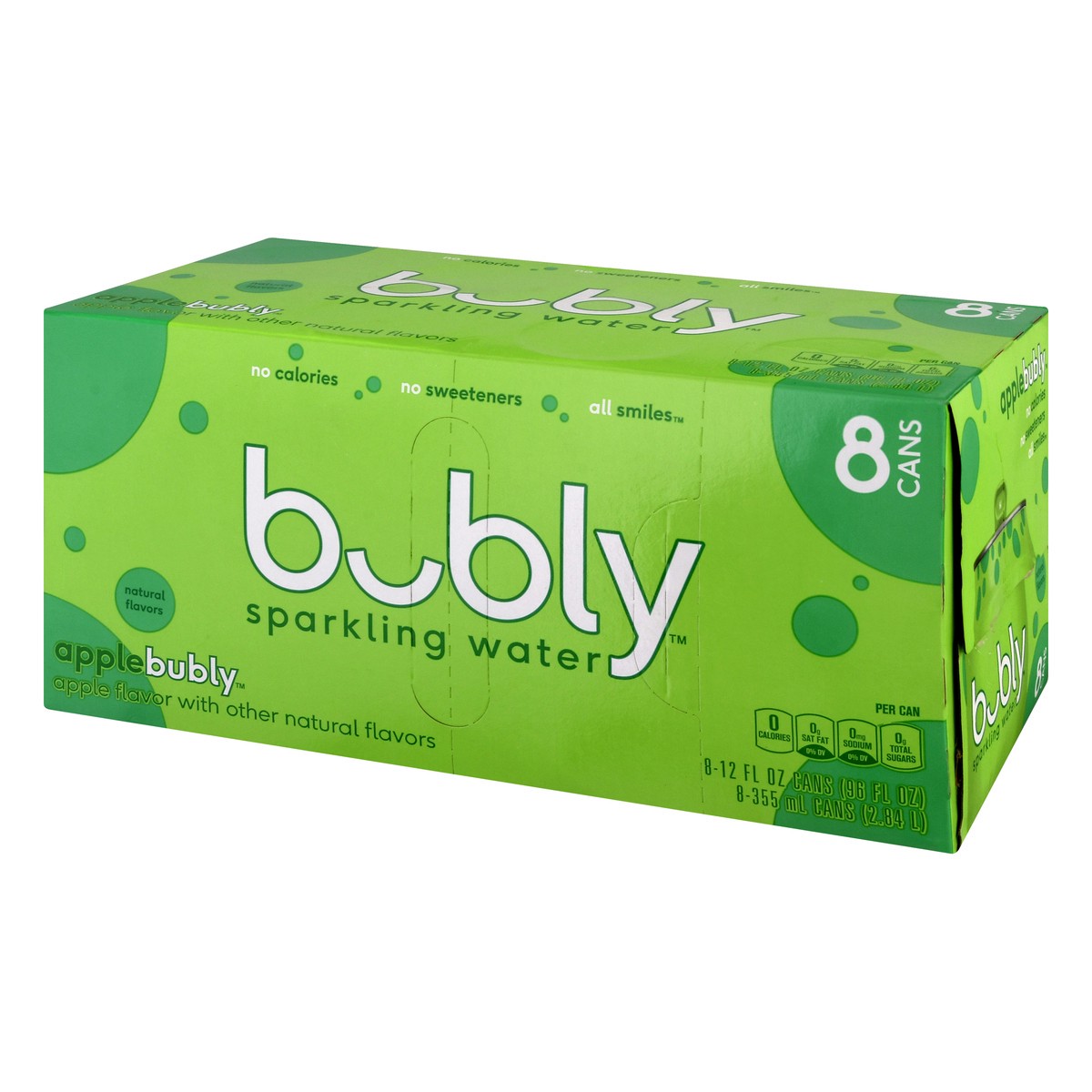 slide 7 of 13, bubly Apple Sparkling Water 8 ea, 8 ct