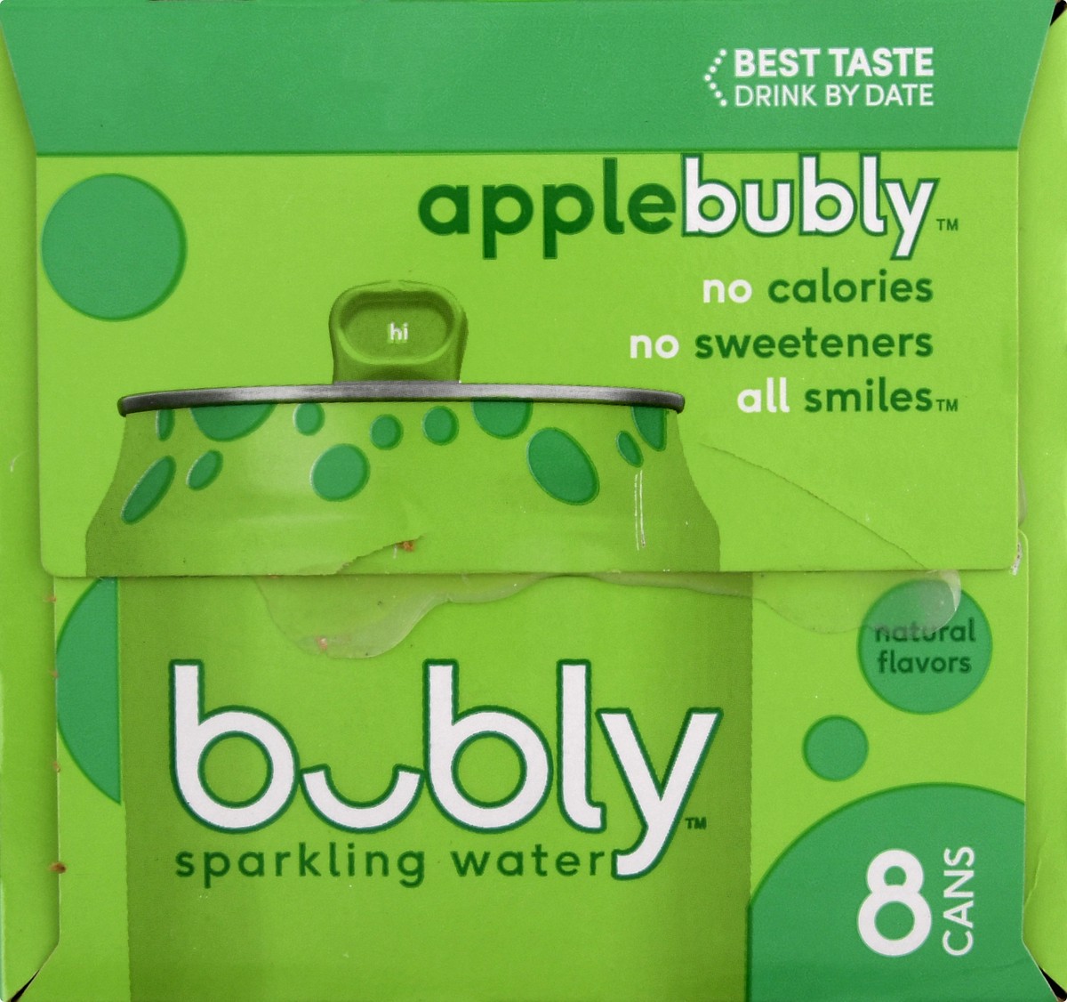 slide 11 of 13, bubly Apple Sparkling Water 8 ea, 8 ct