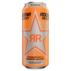 Rockstar Recovery Energy Drink Orangeade 16 Fl Oz