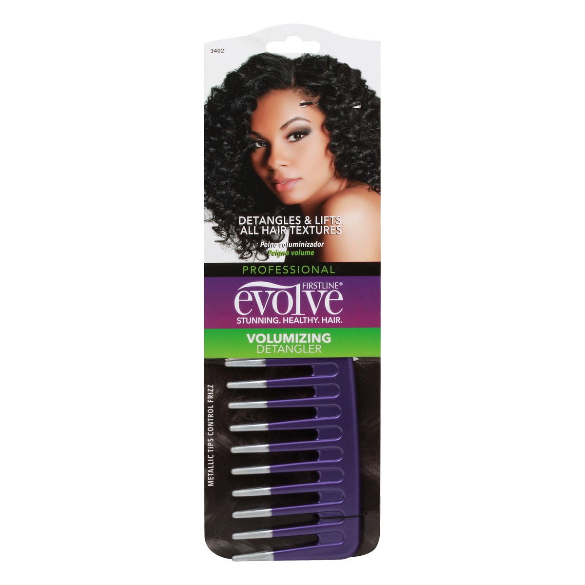 slide 4 of 7, Evolve Professional Volumizing Detangler Comb 1 ea, 1 ct