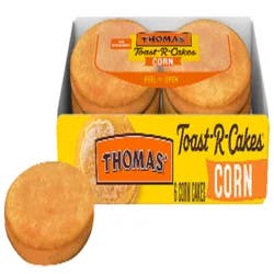 Thomas' Toast-R-Cakes Corn Cakes, 6 count, 7 oz