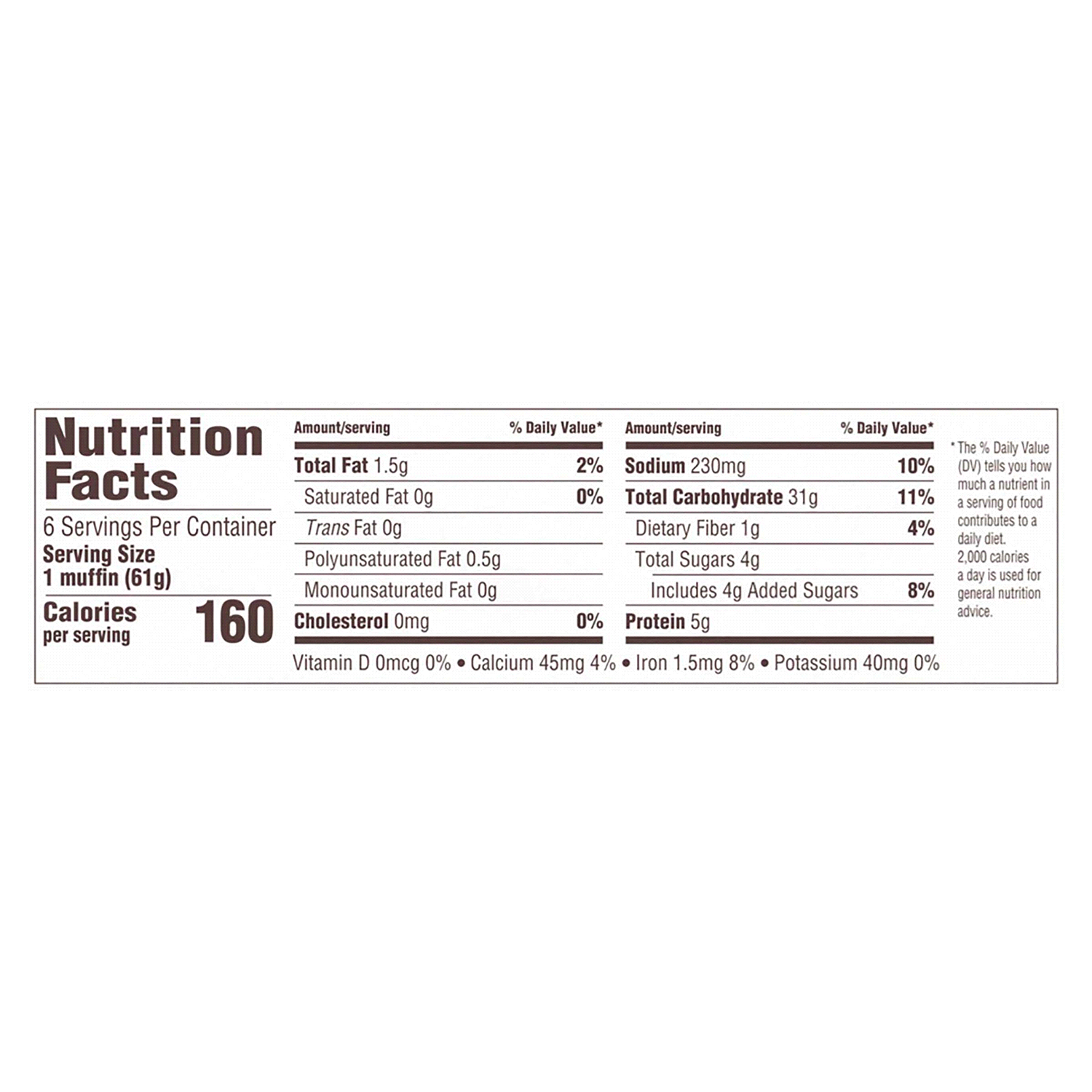 slide 3 of 4, Thomas' Nooks & Crannies Blueberry English Muffins, 6 count, 13 oz, 6 ct