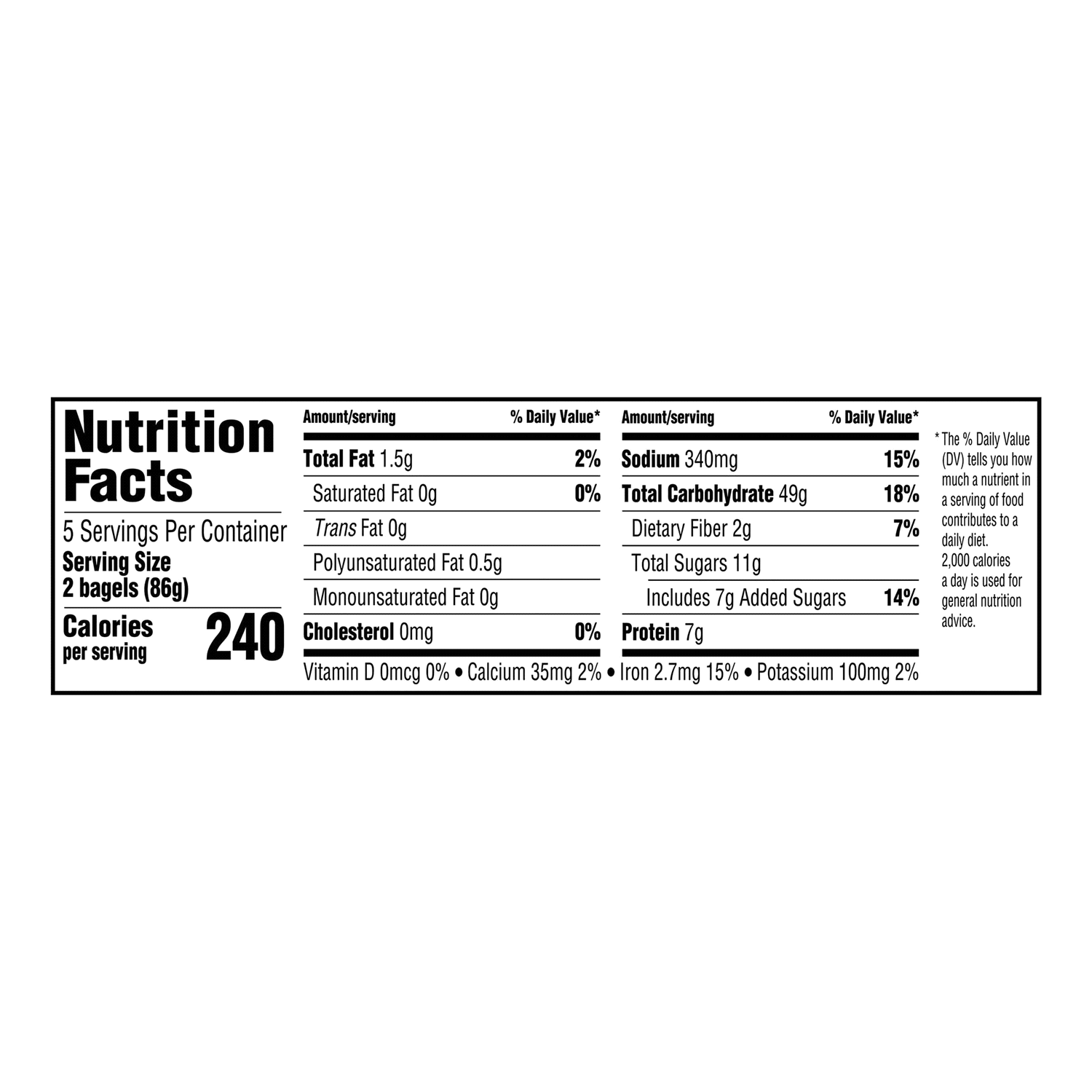 slide 2 of 2, Thomas' Cinnamon Raisin Mini Bagels, 10 ct