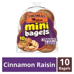 Thomas' Cinnamon Raisin Mini Bagels