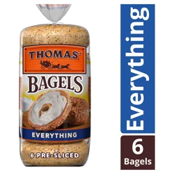 Thomas' Everything Bagels, 6 count, 20 oz
