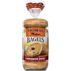 Thomas' Cinnamon Swirl Bagels, 6 count, 20 oz