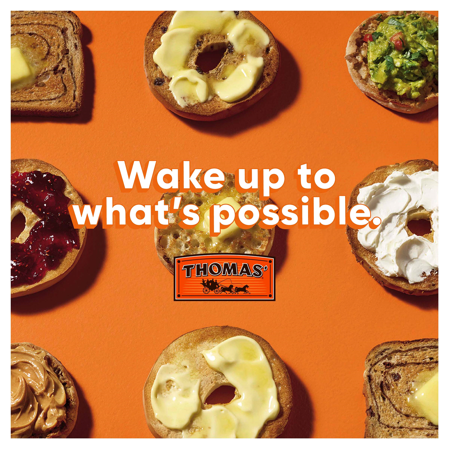 slide 3 of 5, Thomas' Cinnamon Raisin Bagels, 6 count, 20 oz, 6 ct