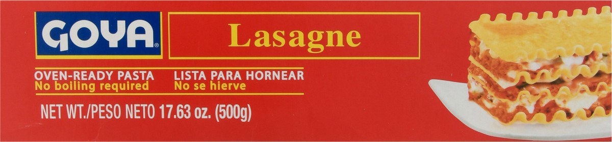 slide 7 of 14, Goya Enriched Lasagne 17.63 oz, 17.63 oz