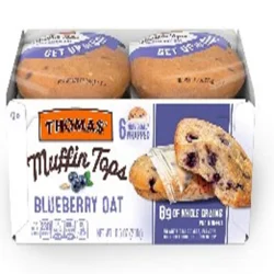 Thomas' Blueberry Oat Muffin Tops, 6 packs, 10.5 oz
