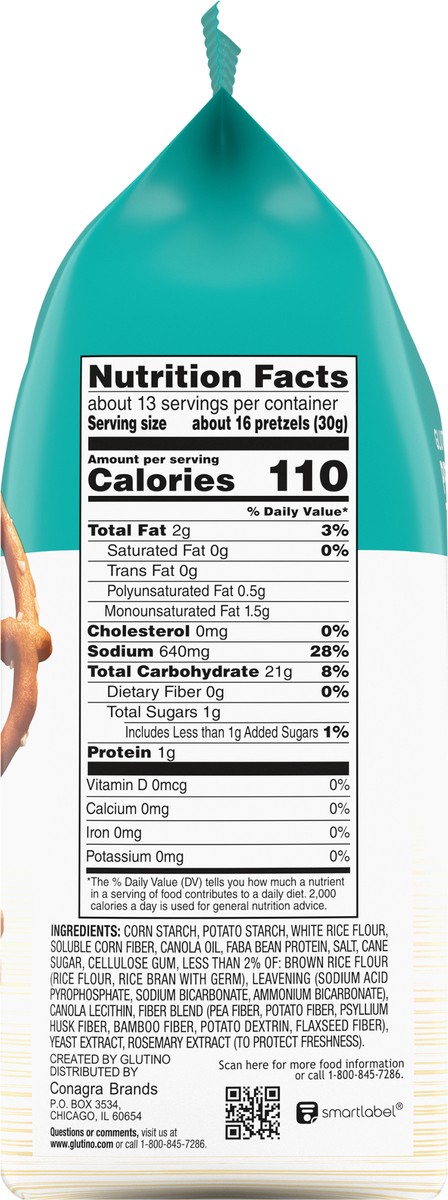 slide 6 of 11, Glutino Gluten Free Pretzel Twists 8.0 oz, 8 oz