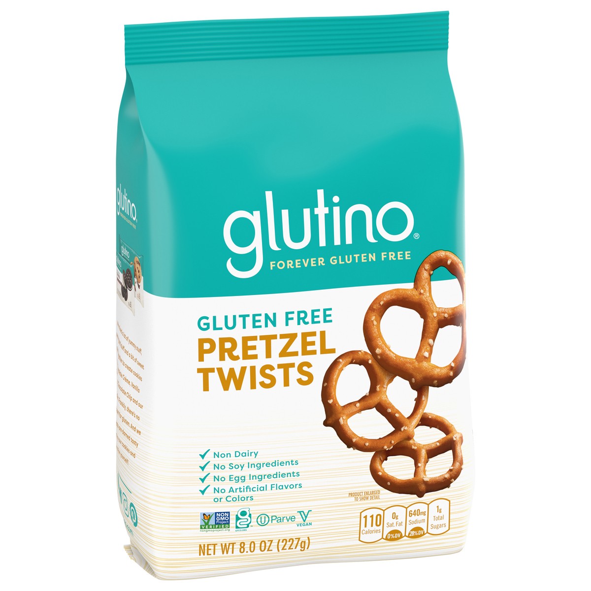 slide 5 of 11, Glutino Gluten Free Pretzel Twists 8.0 oz, 8 oz
