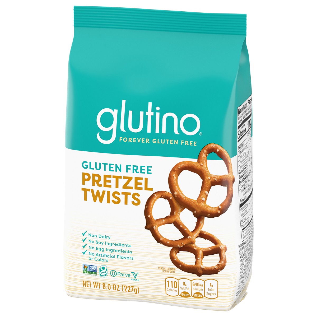 slide 11 of 11, Glutino Gluten Free Pretzel Twists 8.0 oz, 8 oz