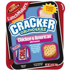 Armour LunchMakers Chicken & Cheese Cracker Crunchers Meal Kit with Candy Bar