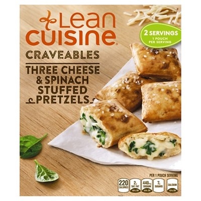 slide 1 of 1, Lean Cuisine Culinary Collection Monterey Jack Jalapeno Stuffed Pretzels, 7 oz