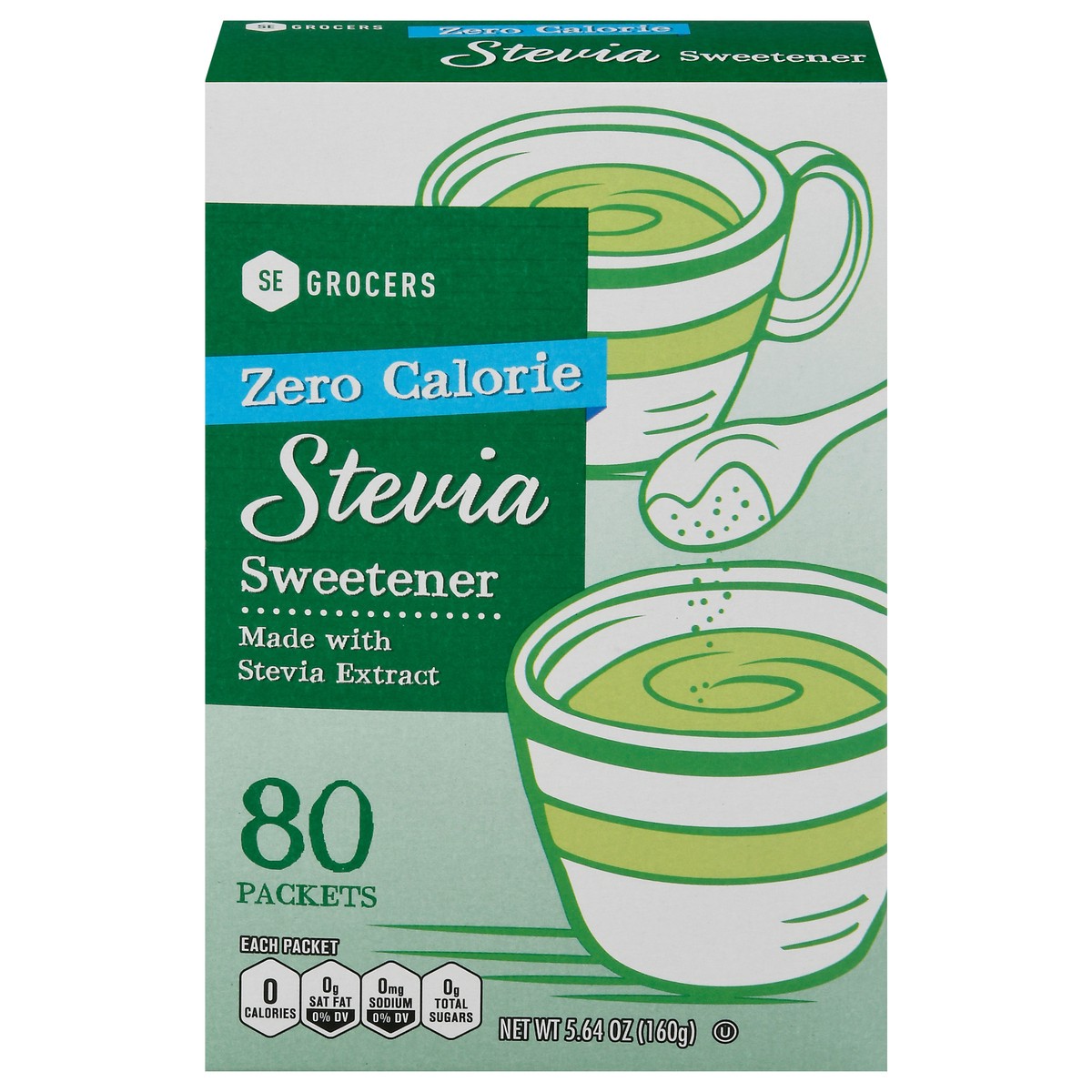 slide 1 of 11, SE Grocers Stevia Box, 80 ct