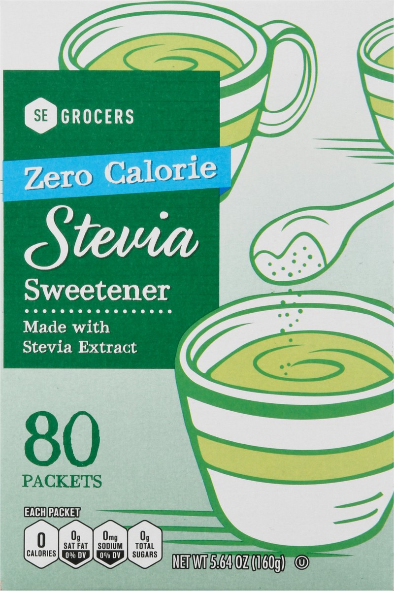 slide 8 of 11, SE Grocers Stevia Box, 80 ct