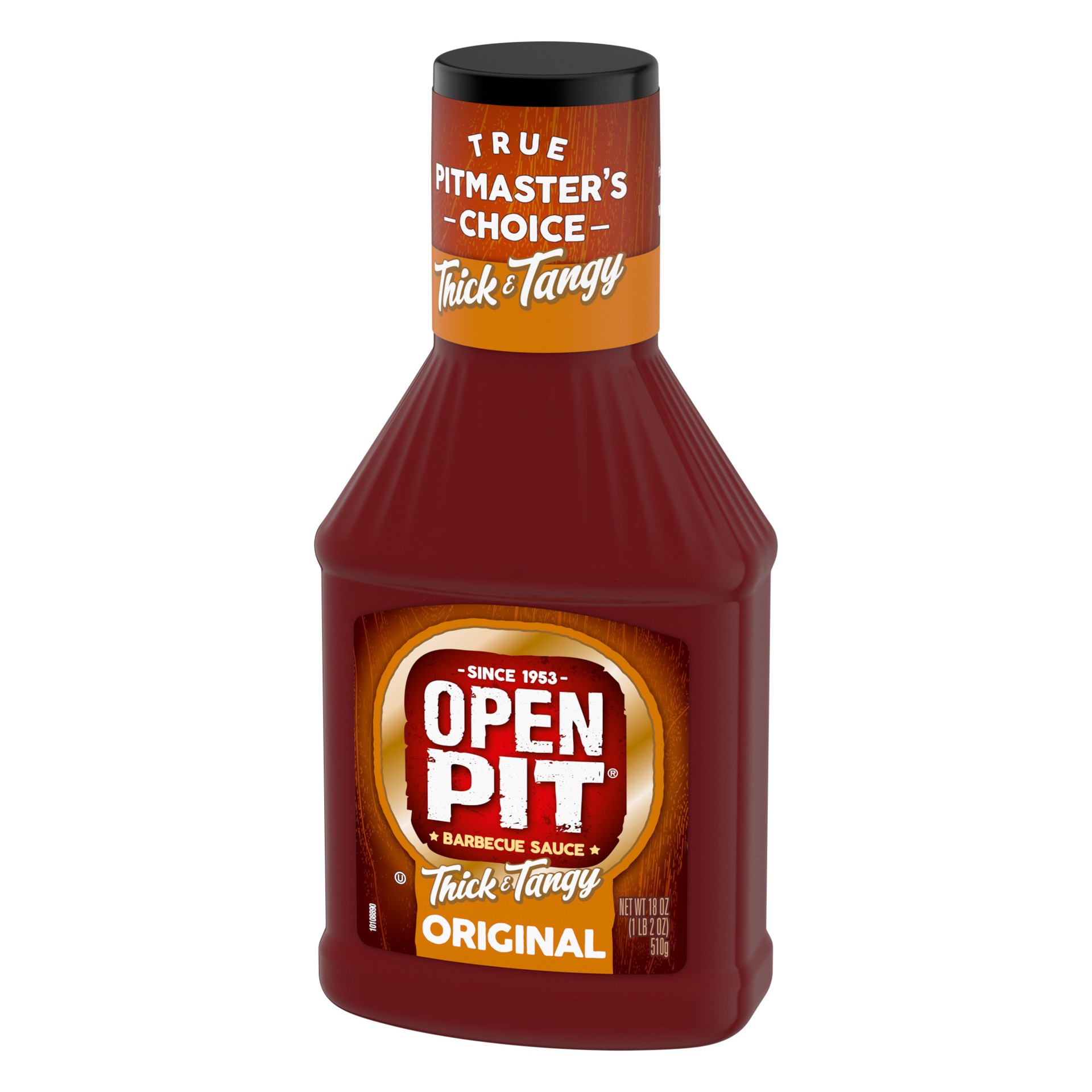 slide 2 of 5, Open Pit Thick And Tangy Original Barbecue Sauce 18 oz, 18 oz