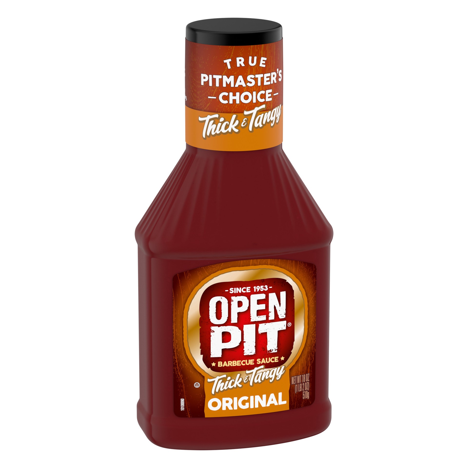 slide 3 of 5, Open Pit Thick And Tangy Original Barbecue Sauce 18 oz, 18 oz