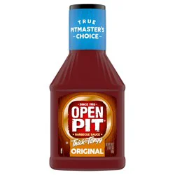 Open Pit Thick And Tangy Original BBQ Sauce, 18 oz.