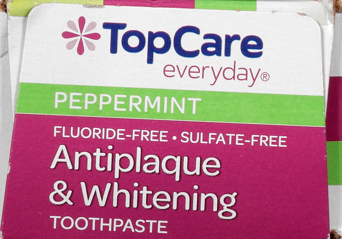 slide 8 of 15, TopCare Everyday Antiplaque & Whitening Peppermint Toothpaste 5.5 oz, 5.5 oz