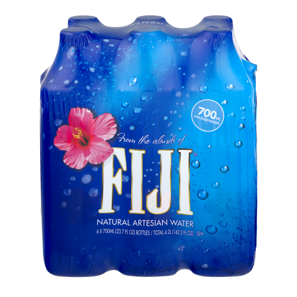 slide 1 of 1, Fiji Enhanced Water FIJI Water - 6 ct; 700 ml, 6 ct; 700 ml