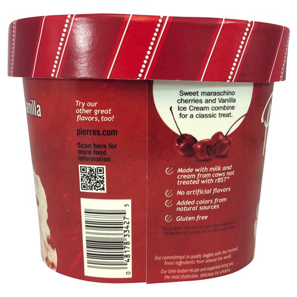 slide 5 of 9, Pierre's Pierres Cherry Vanilla Ice Cream, 48 fl oz