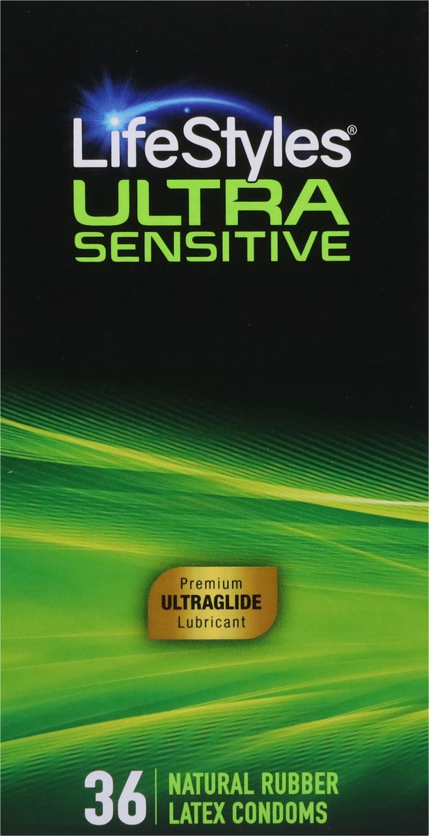 slide 9 of 12, LifeStyles Natural Rubber Ultra Sensitive Latex Condoms 36 ea, 36 ct