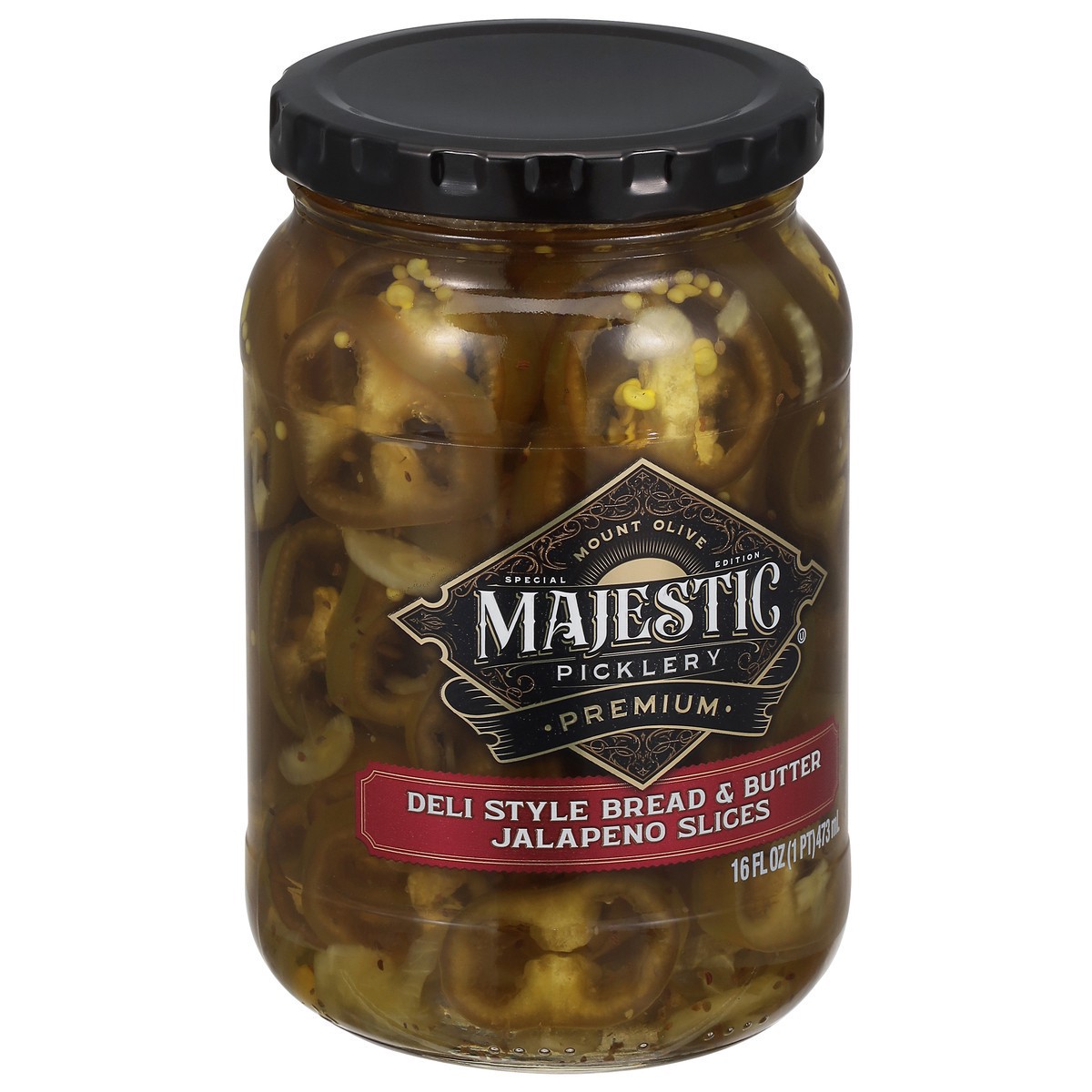 slide 8 of 13, Mt Olive Deli Style Jalapeno, 16 fl oz