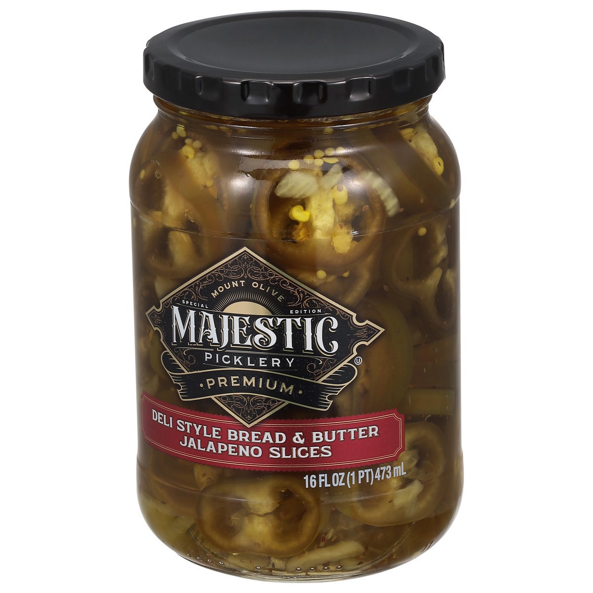 slide 2 of 13, Mt Olive Deli Style Jalapeno, 16 fl oz