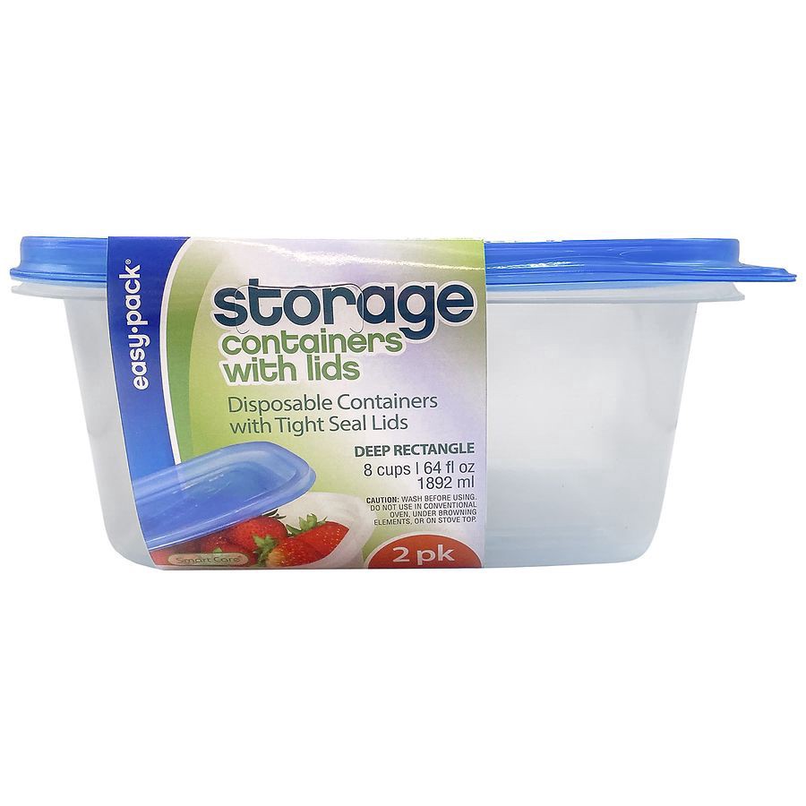 slide 1 of 2, Easy Pack Storage Containers, 2 ct