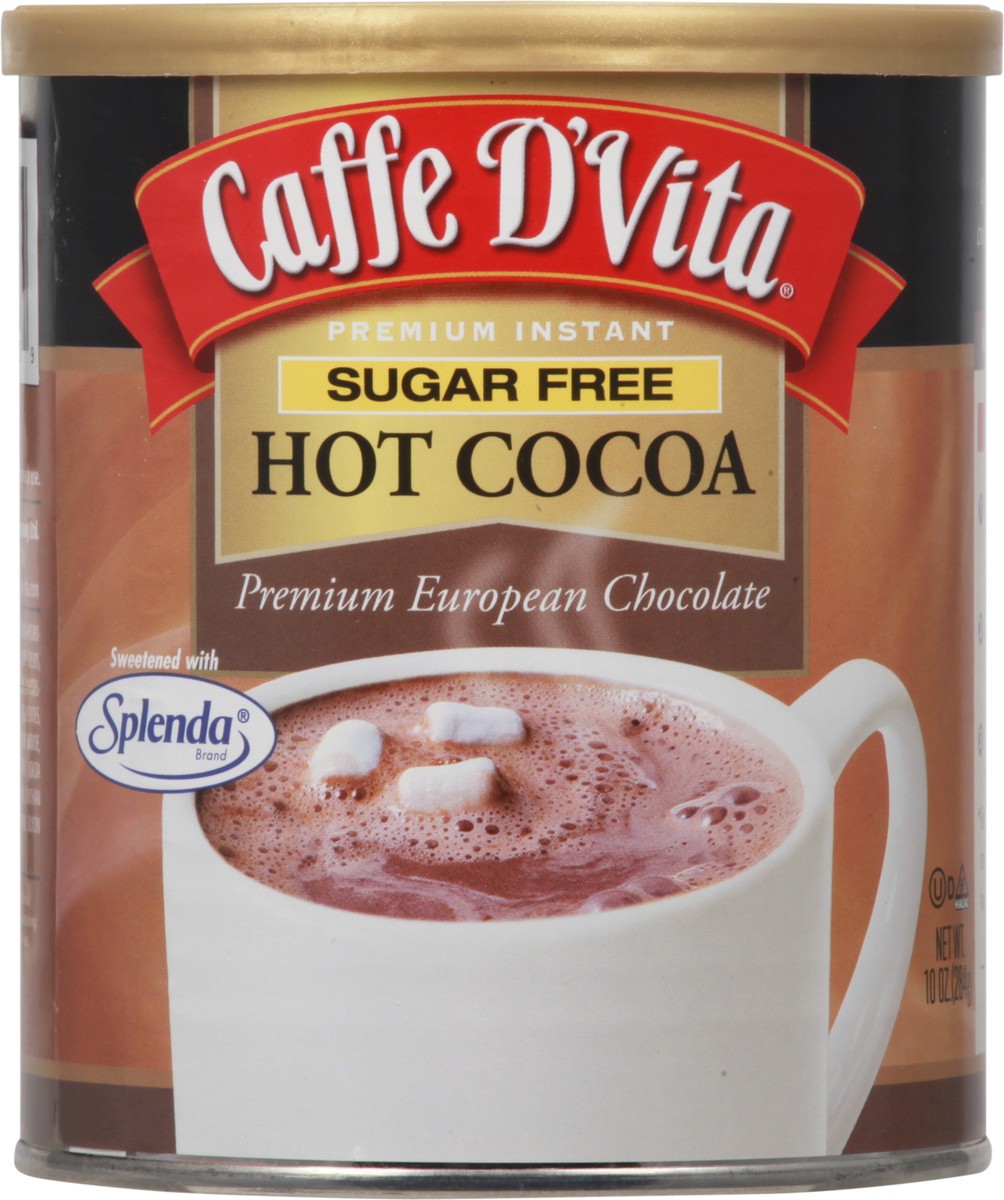 slide 6 of 9, Caffe D'Vita Premium Instant Sugar Free Hot Cocoa 10 oz, 10 oz