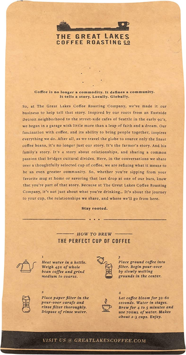 slide 4 of 5, Great Lakes Coffee Ground Motor City Blend - 12 oz, 12 oz