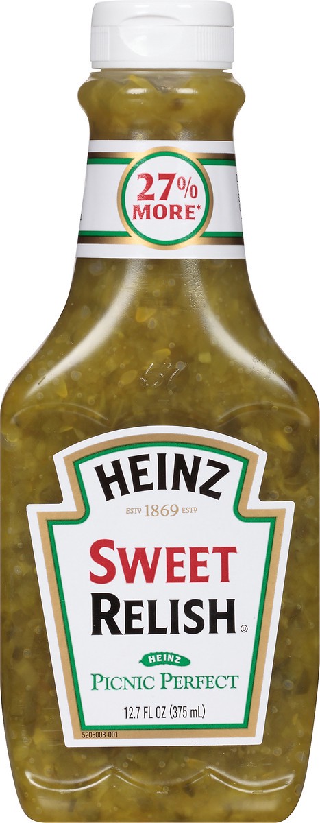 slide 10 of 10, Heinz Sweet Relish 12.7 fl. oz. Bottle, 12.7 fl oz