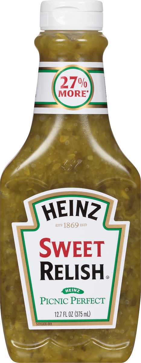 slide 1 of 10, Heinz Sweet Relish 12.7 fl. oz. Bottle, 12.7 fl oz