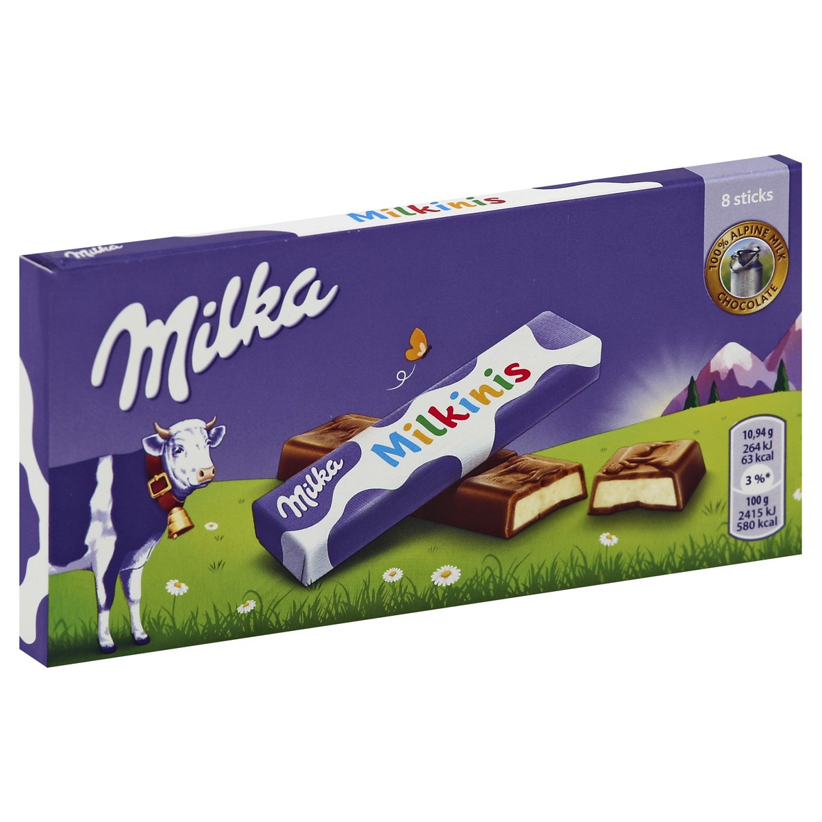 slide 3 of 5, Milka Milk Chocolate 8 ea, 8 ct