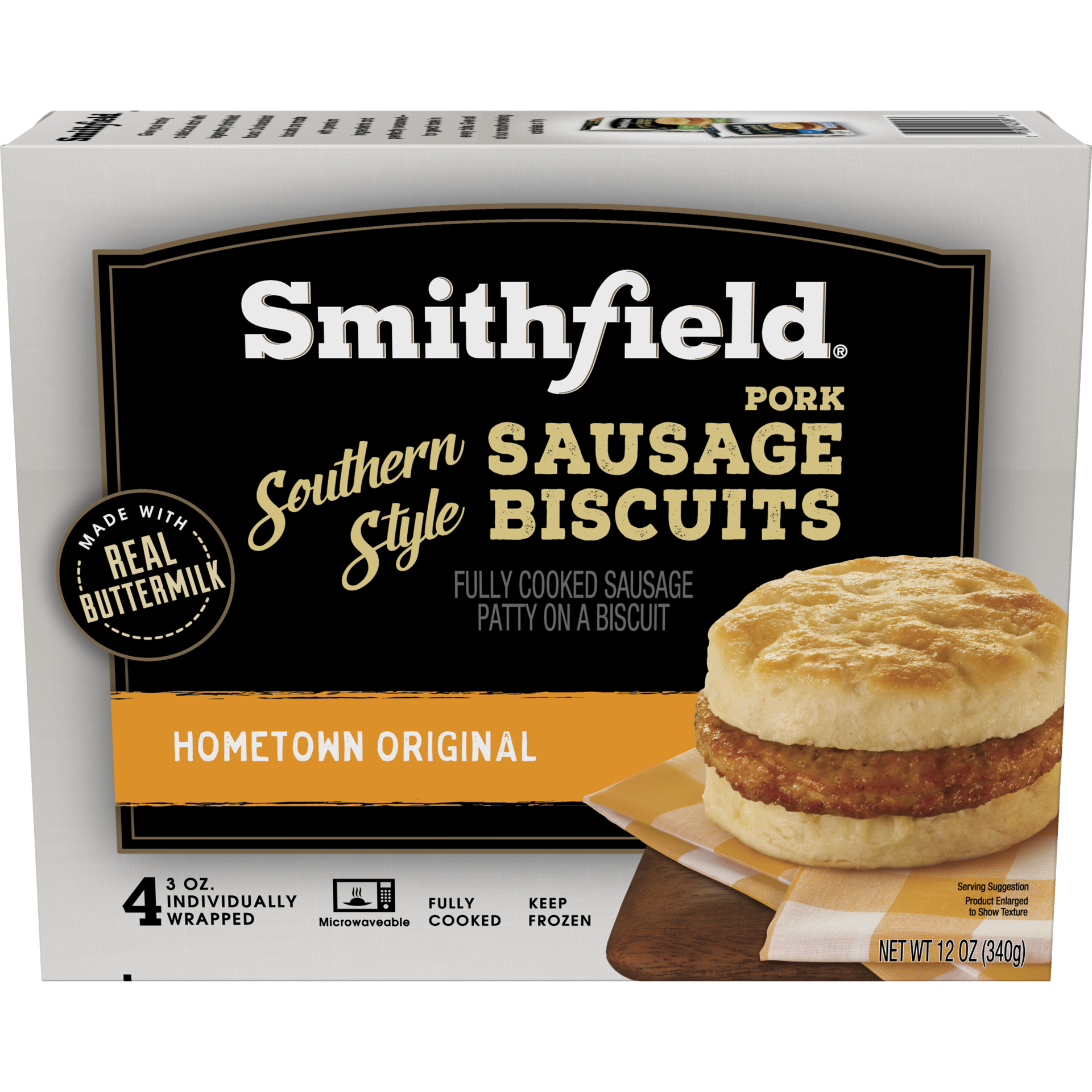 slide 5 of 5, Smithfield Biscuits 4 ea, 340.19 g