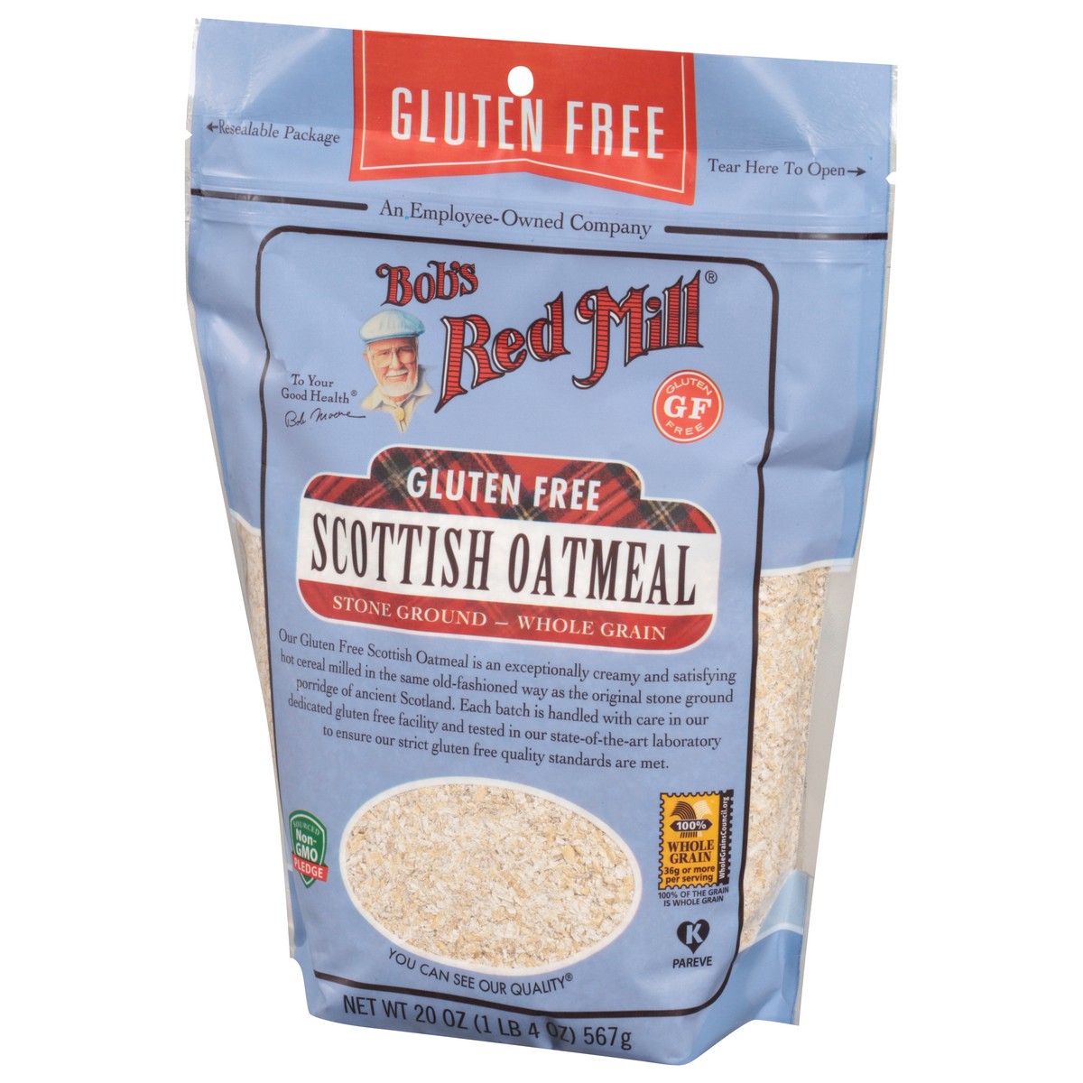 slide 3 of 9, Bobs Bob's Red Mill Gluten Free Scottish Oatmeal, 20 oz